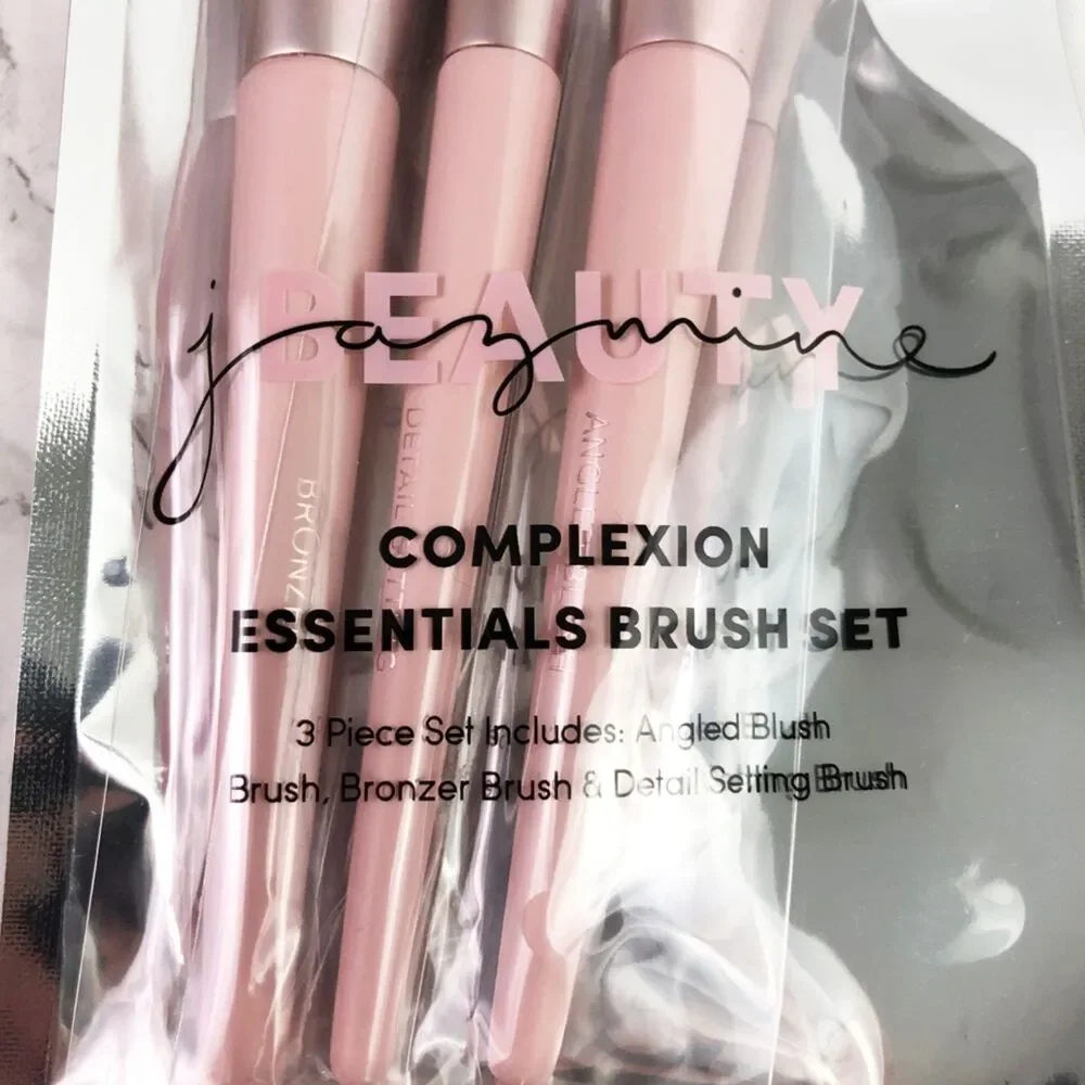 NIB Complexion Brush Trio & Brow Boss Styling Wax in Clear (5g) - Jazmine Beauty